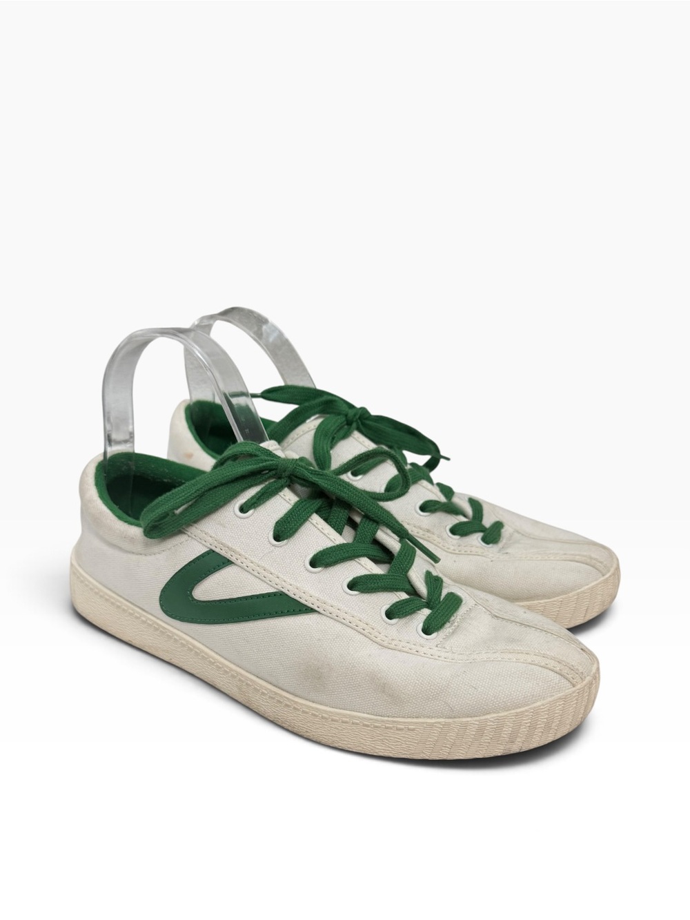 classic Tretorn Nylite Canvas Sneakers Kelly green logo size 10 countryclubcore